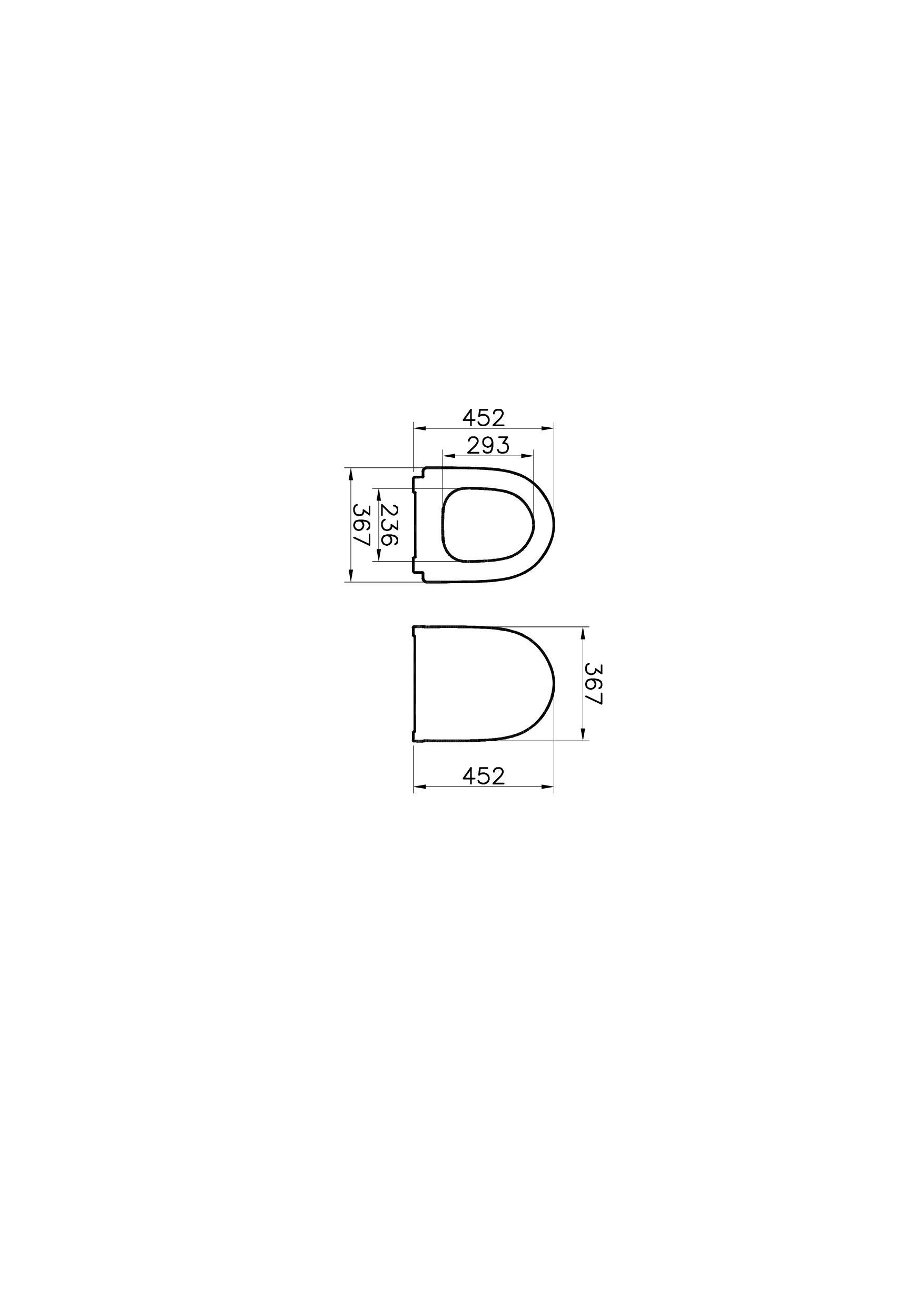sedile slim vaso duroplast bianco opaco Vitra con rilascio rapido sedile slim per vaso in duroplast bianco opaco Vitra vista laterale chiusura ammortizzata