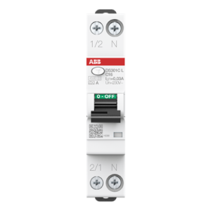 Magnetotermico differenziale 1p+n 20a 30ma tipo a curva c  ds301clc20a30