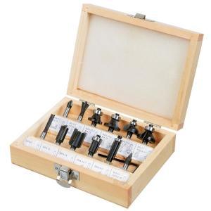 Set 12 frese per legno carburo gambo 6 mm  60h008