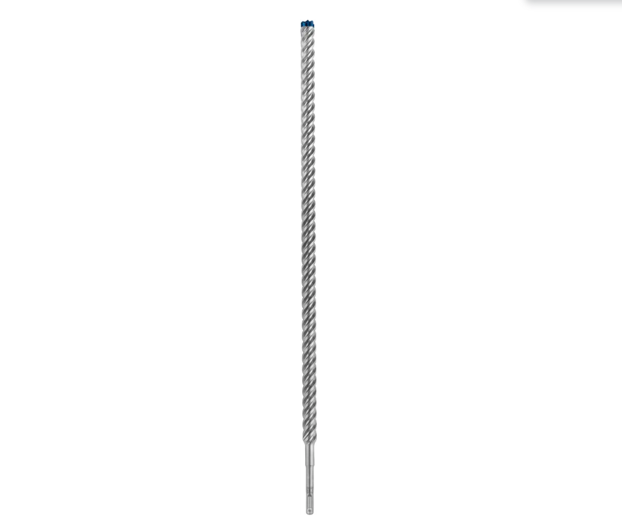 Punta Bosch SDS plus-7X da 20 mm per foratura del calcestruzzo armato con lunghezza 600 mm