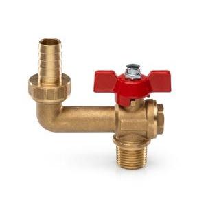 Valvola sfera idrante a pozzetto ottone 1/2" idrobric k0221