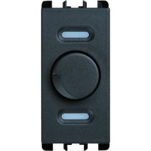 Dimmer rotativo push-push carichi resistivi 100-500w 230v antracite  nea 10533 ﻿