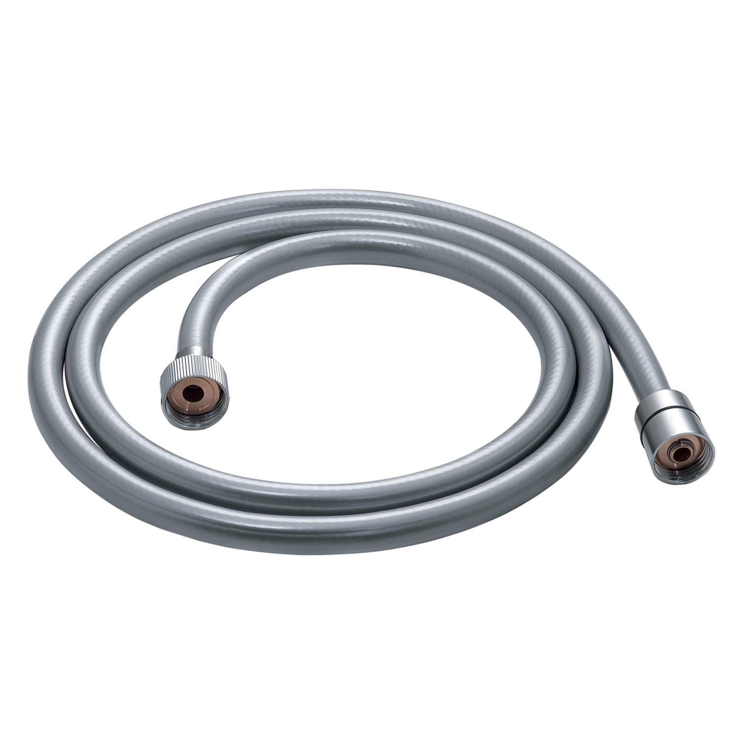 flessibile doccia pvc argento 200 cm universale antitorsione gedy flessibile doccia pvc 200 cm argento antitorsione universale per bagno gedy
