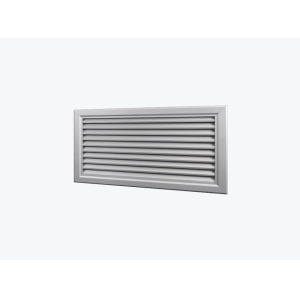 Griglia ripresa aria alluminio anodizzato ral9003  nova-r 150x400 217642