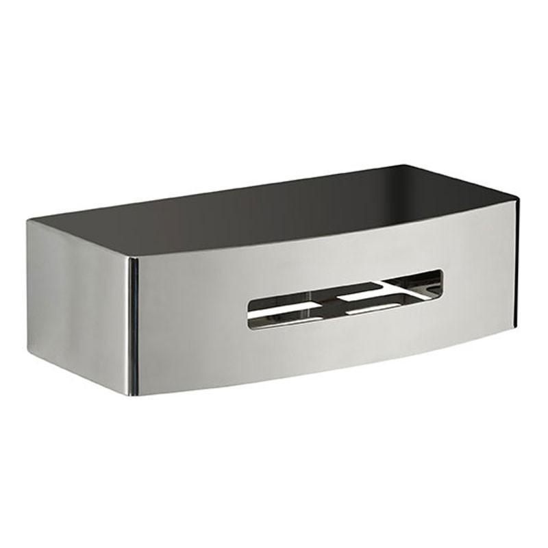 portaoggetti doccia rettangolare cromato Gedy in ABS Cromall design moderno portaoggetti doccia rettangolare cromato Gedy in ABS Cromall design moderno