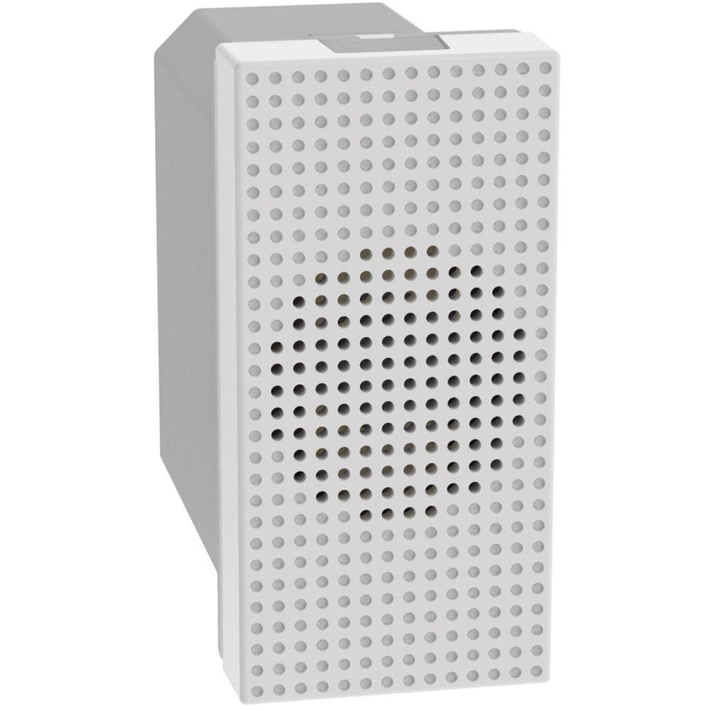 ronzatore acustico bianco bticino matixgo 12v vista frontale per segnalazione acustica