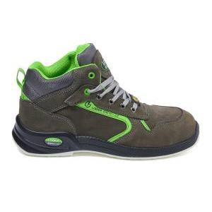 Scarpa antinfortunistica alta nabuk grigia s3s  borneo2-41 protezione metal free