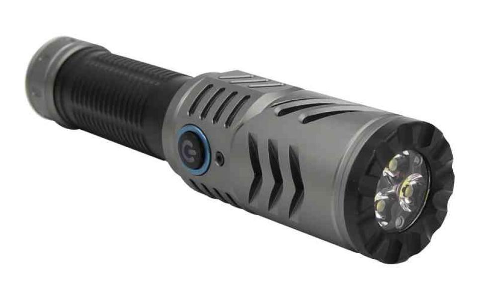 torcia ricaricabile led alta potenza 2500 lumen testa ruotabile alluminio avio magnete cfg