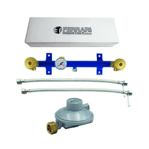 Kit centralina gpl 2 bombole valvola manometro 10 kg/h en 16129  030489