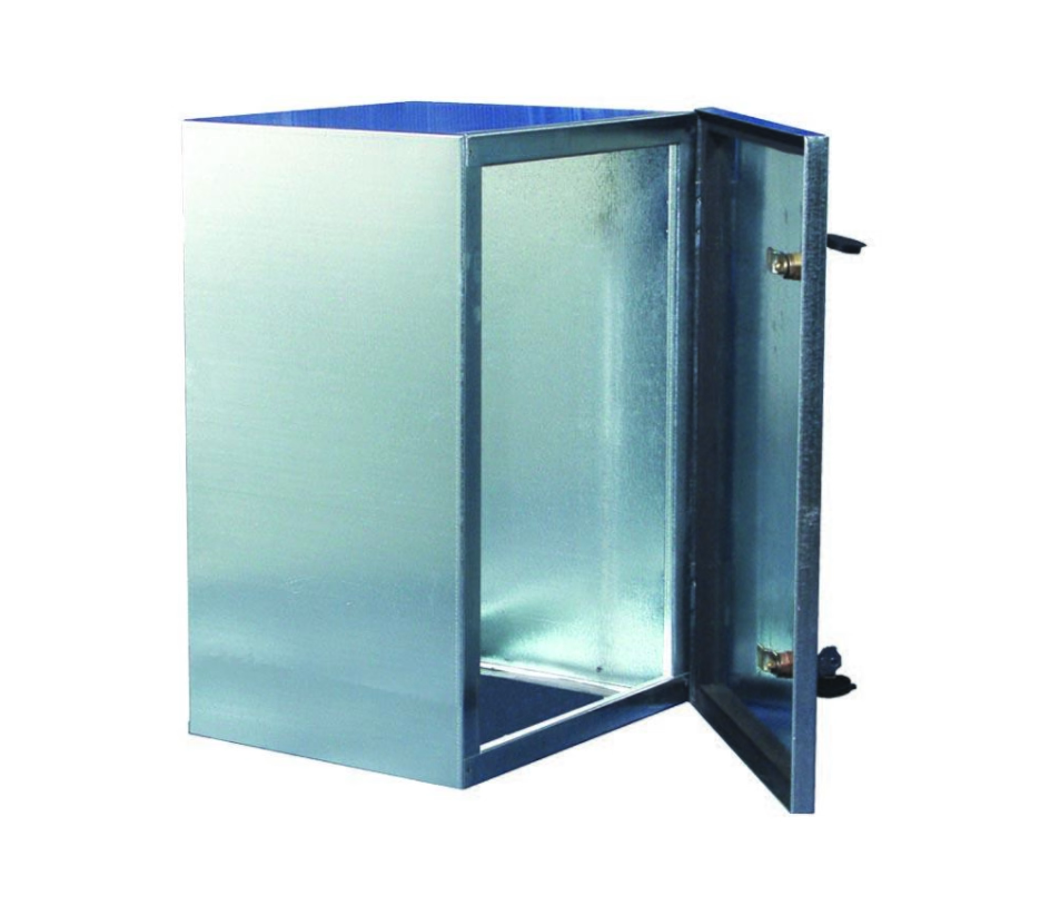 cassetta stagna zincata per contatore gas installazione parete dimensioni 60x40x25 cm