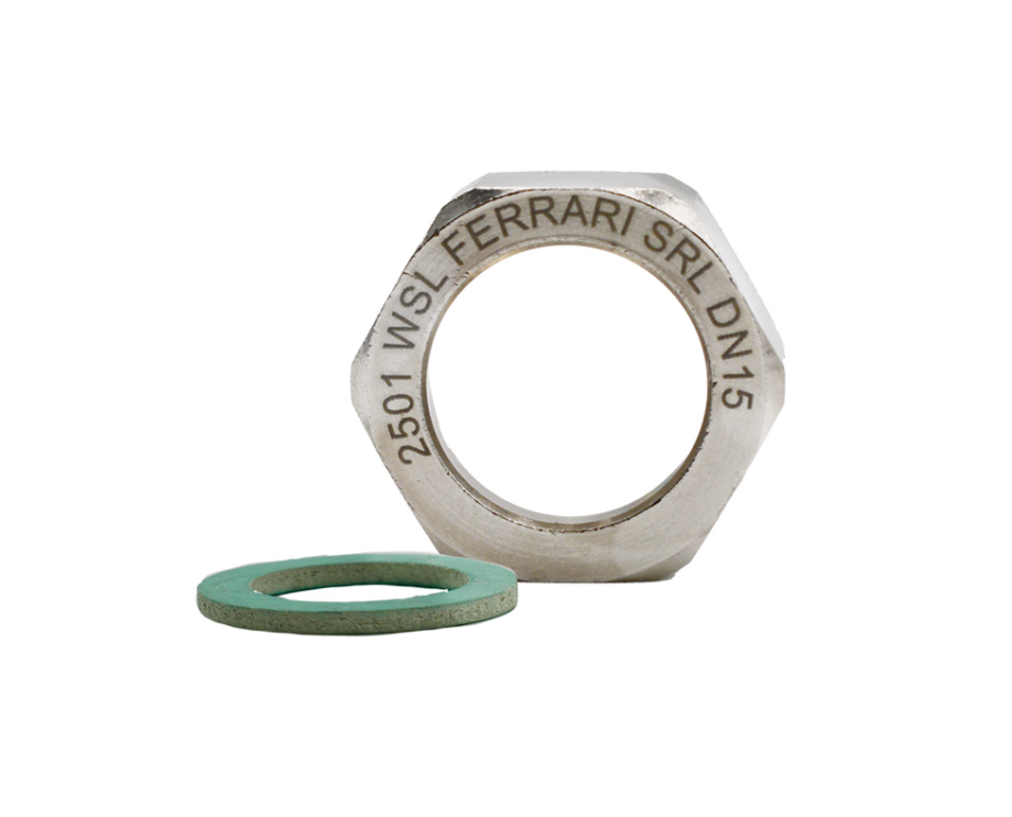 raccordo dado water link DN15 Ferrari Welcome per impianti idraulici e solari con guarnizione in ottone