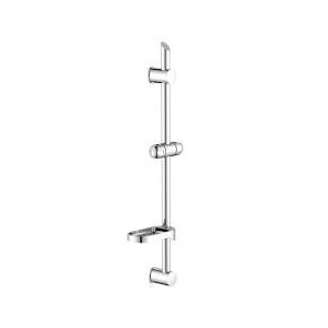 Asta saliscendi doccia 72 cm metallo cromato portasapone idrobric g3403 cr