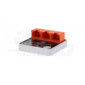 Extender poe 30w ieee 802.3af/at 1 in 2 out 10/100mbps alpha poef2501pv1
