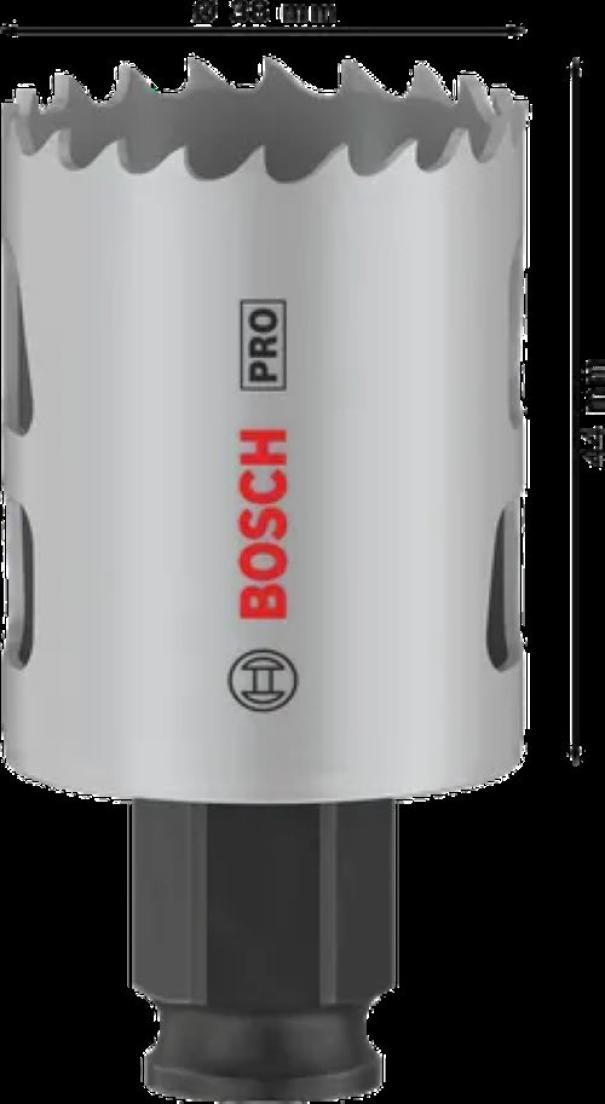 schema misure sega a tazza Bosch 38mm multi materiale dimensioni sega a tazza Bosch 38mm multi materiale dettaglio tecnico