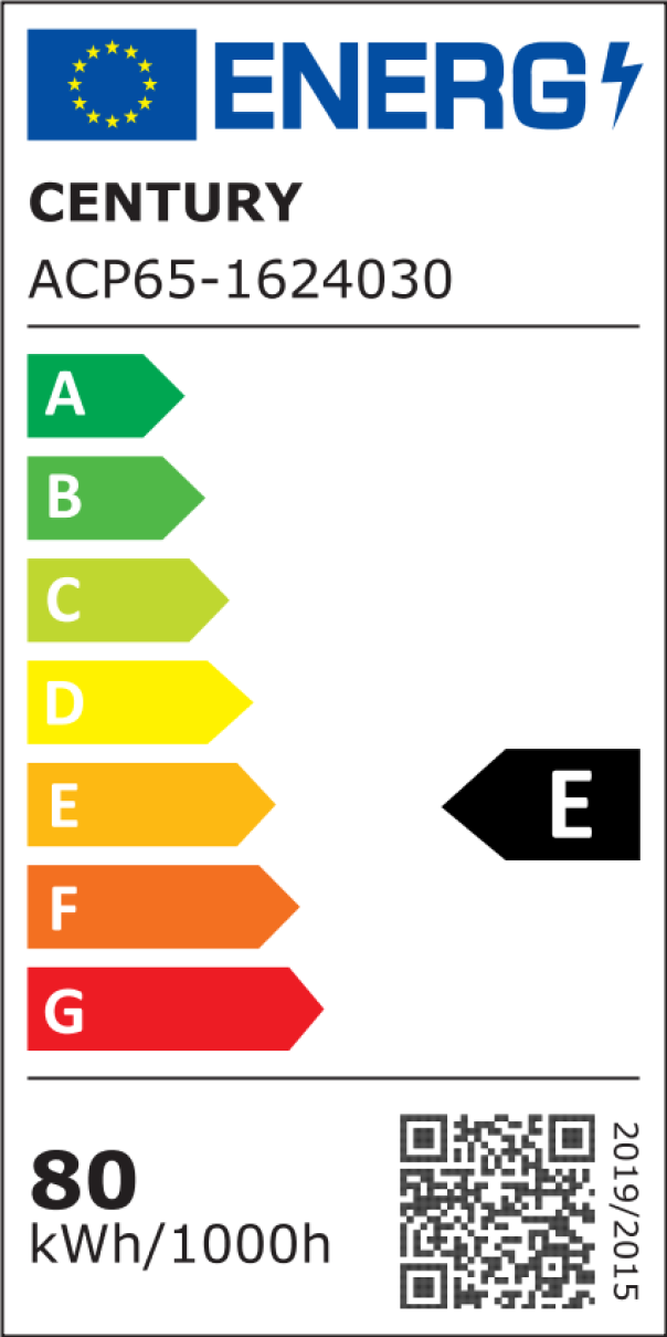 classe energetica strip led century 80w acp65 1624030 etichetta energetica strip led century modello acp65 1624030 classe e