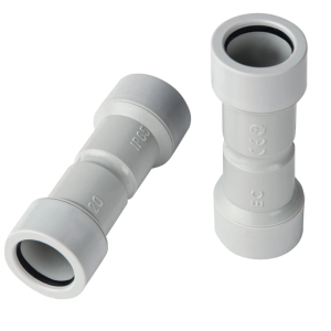 Manicotto tubo-tubo ip65 ø20 mm grigio pvc speed system  ec75120