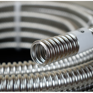 Tubo corrugato csst acqua inox aisi 304 dn15 3/4 4m pn16 ferrari 070206/f
