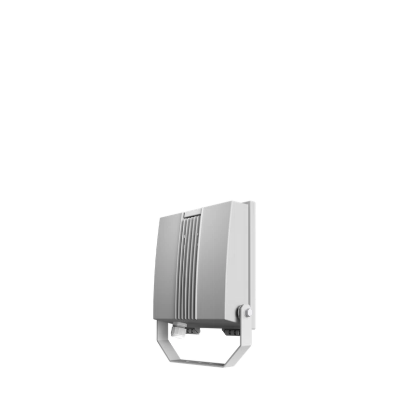 vista frontale proiettore LED simmetrico 51W grigio Performance in Light vista frontale proiettore LED simmetrico 51W grigio Performance in Light per area esterna