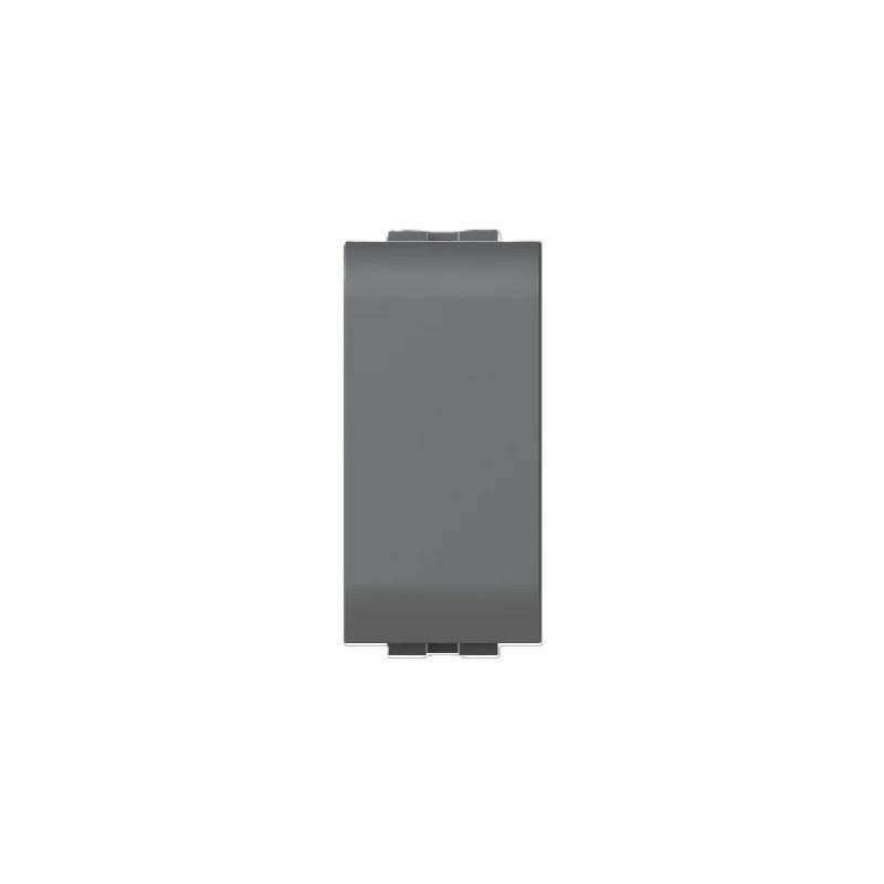 copriforo elettrico antracite Livinglight 4BOX per prese elettriche copriforo elettrico antracite compatibile Livinglight 4BOX vista frontale