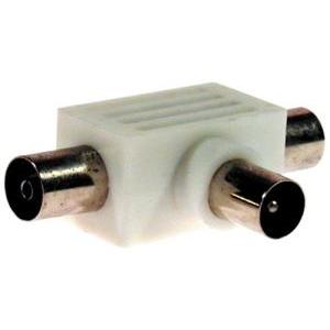 Sdoppiatore antenna coassiale 9,5 mm  491214551 plastica e ferro