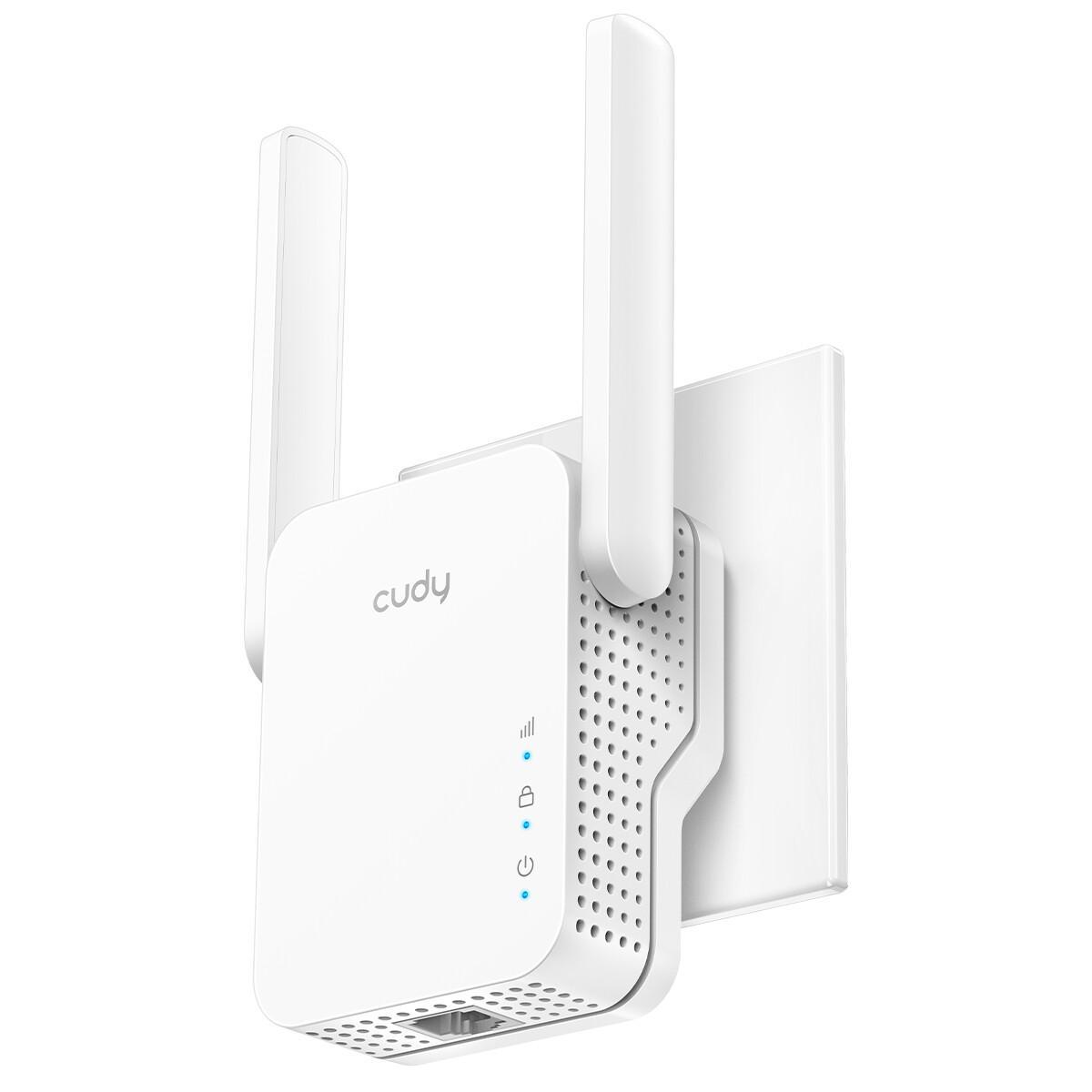 Ripetitore WiFi Mesh N300 Cudy completo di antenne esterne e confezione originale Ripetitore WiFi Mesh N300 Cudy con antenne esterne e confezione inclusa guida installazione