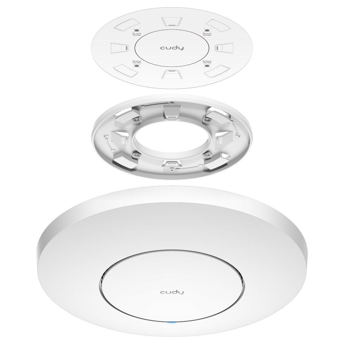 kit montaggio ceiling mount access point cudy ax3000 componenti di montaggio access point ceiling mount cudy ax3000