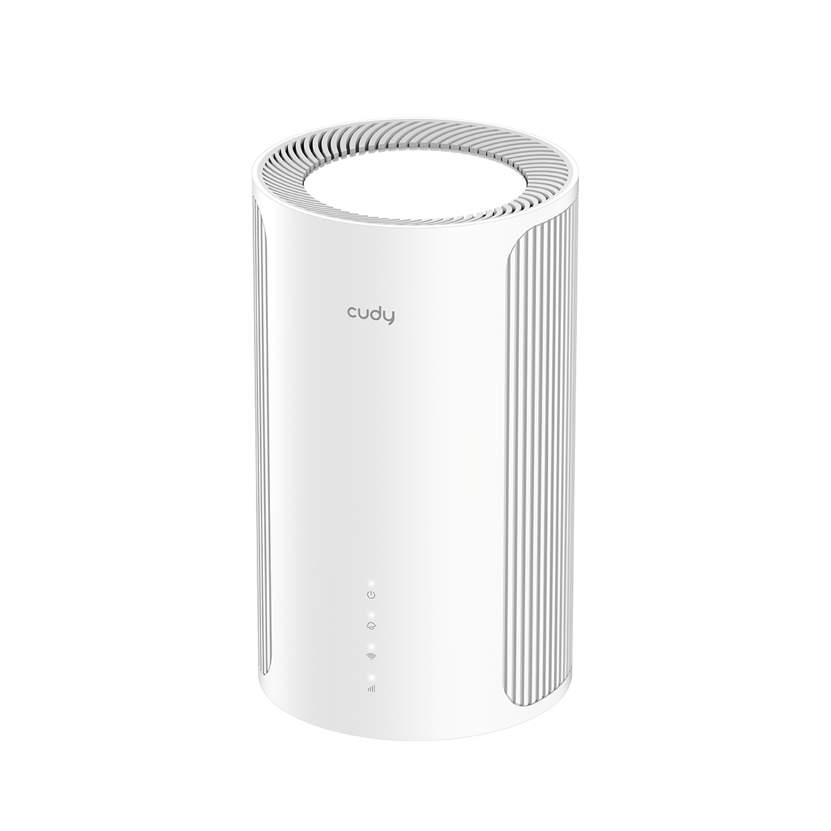 Router 5G Wi-Fi 6 AX3000 Cudy vista singola frontale in colore bianco