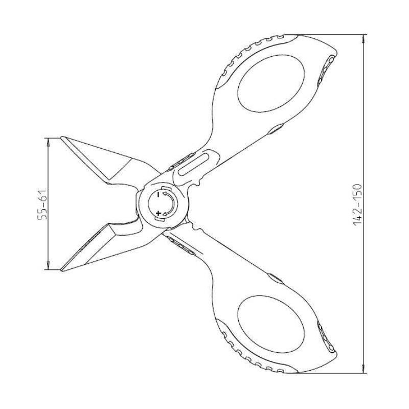 disegno tecnico forbice tagliacavi intercable dimensioni disegno tecnico forbice tagliacavi intercable dimensioni