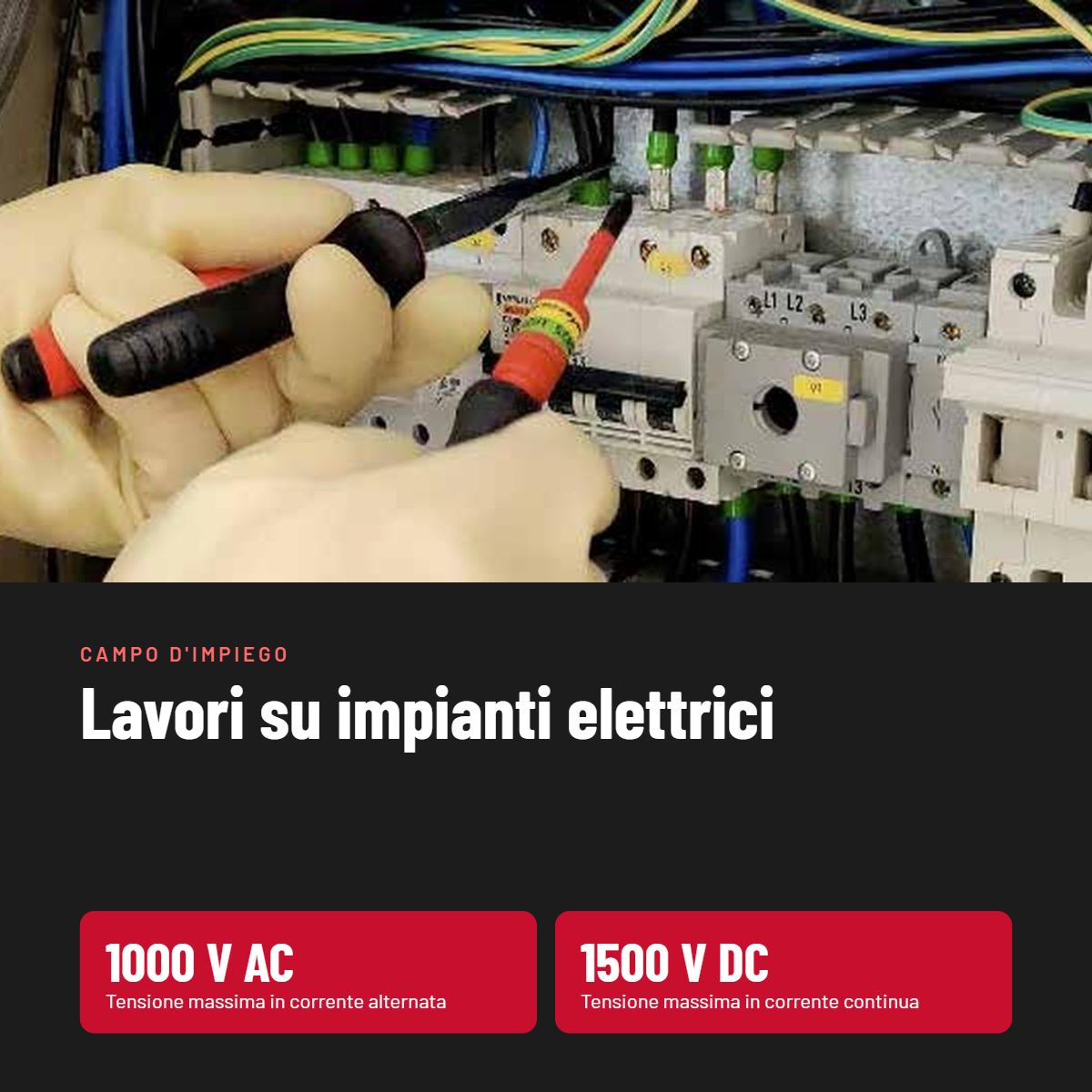 Set giraviti isolato universale Intercable valigetta 5 lame intercambiabili Set giraviti isolato universale Intercable con valigetta e lame intercambiabili