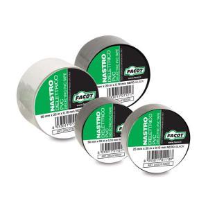 Nastro isolante pvc autoestinguente grigio 50x33m 0,15mm facot dielg150050/33a