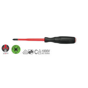 Giravite pozidriv isolato vde 1000v pz0x60 mm futur ii intercable 13030