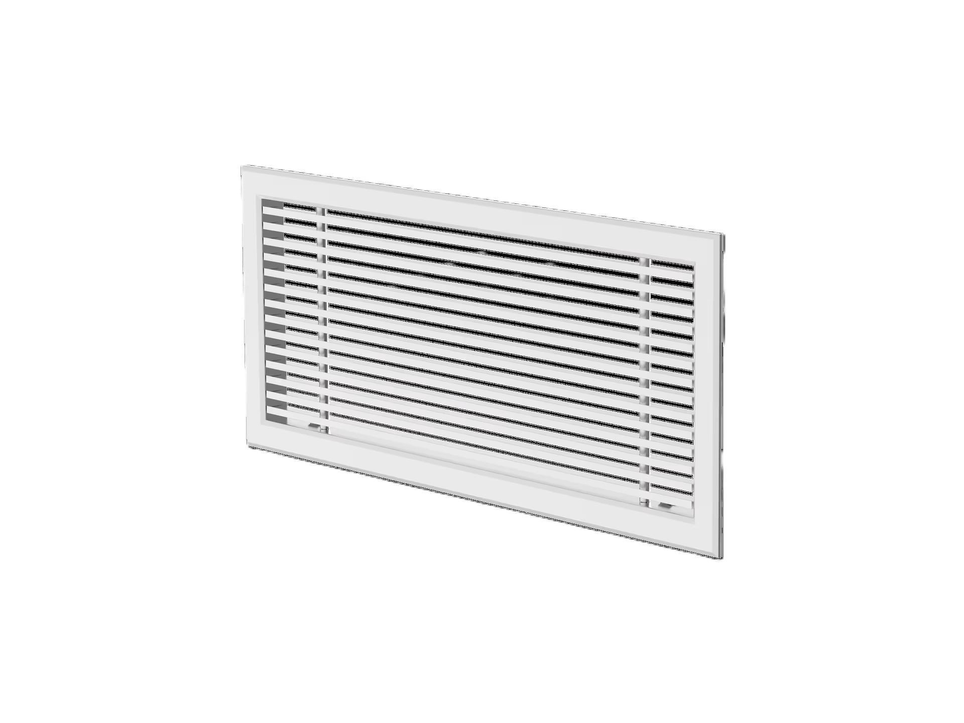 griglia mandata aria in alluminio bianco 600x100 mm systemair per climatizzazione interni griglia mandata aria alluminio bianca 600x100 mm systemair con alette regolabili per ventilazione